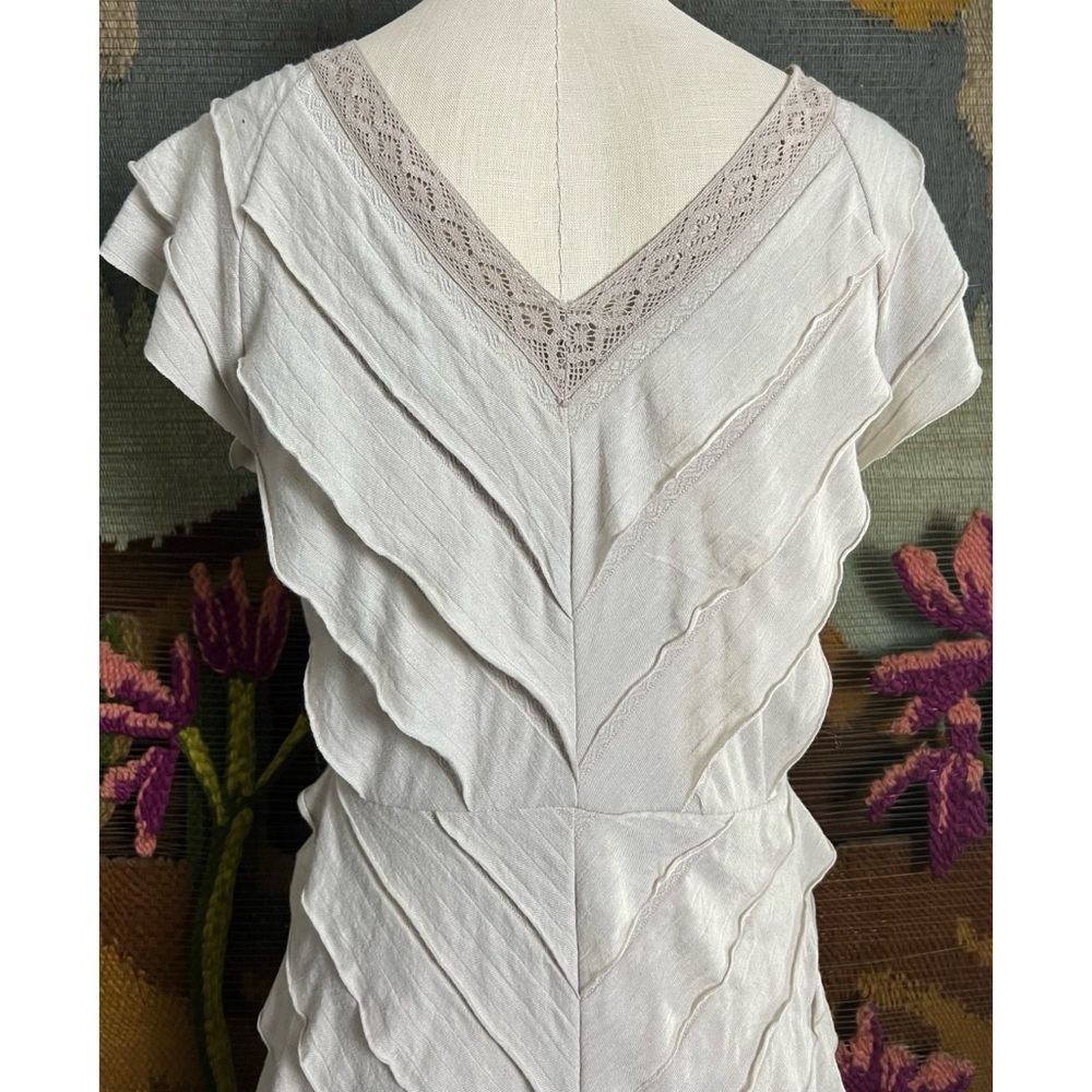 Free People Ruffle Midi Dress M - Picture 3 of 12